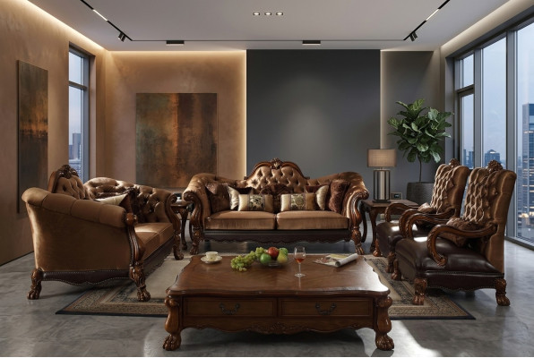 Sofagarnitur 4tlg. Barock Rokoko Set Design Sofa Polster Sitz Gruppe Couch