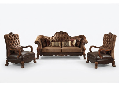 Sofagarnitur Komplett Set Wohnzimmer Garnituren 3+1 Sitzer Sofa Polster