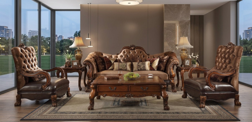Design Sofagarnitur 3+1+1 Sitzer Couchtisch Beistelltisch 6 tlg.Wohnzimmer