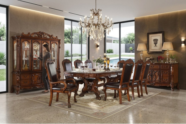 Esstisch Tisch Gruppe Esszimmer Holz Tische Design Wohnzimmer Garnitur