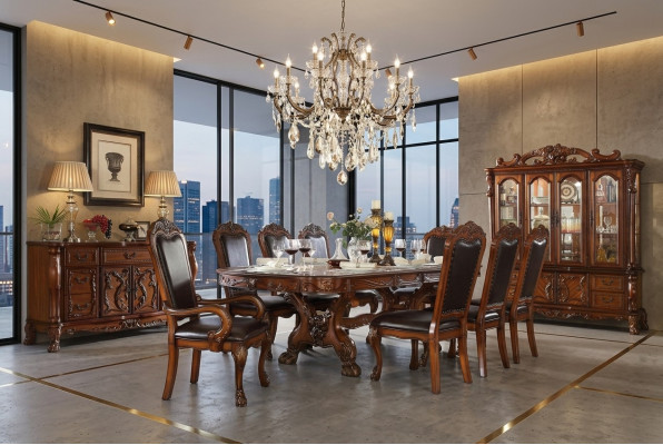Esstisch Tisch Gruppe Esszimmer Holz Tische Design Wohnzimmer Garnitur