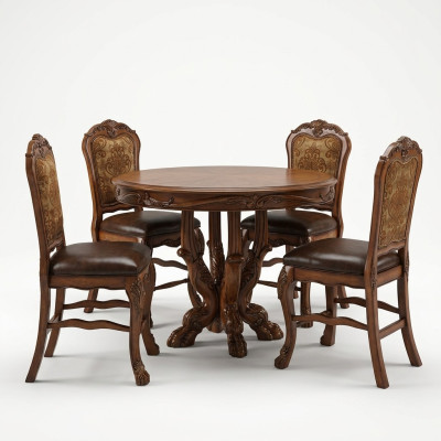 Esstisch Garnitur Stuhl Set 4 Stühle Tisch Esstische Tische Esszimmer Set