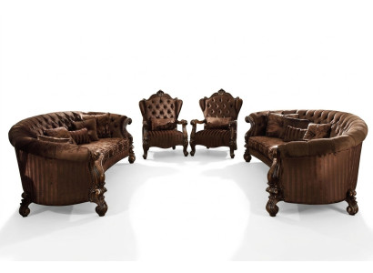 Sofagarnitur Couch Sofa Polster Klassische Wohnzimmer Gruppe Garnitur