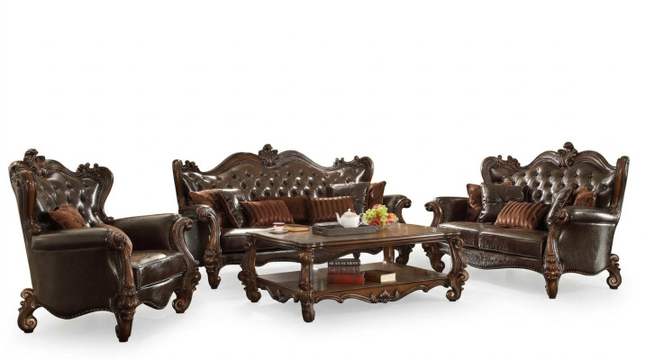 Sofagarnitur 3+1+1 Sitzer Leder Sofa Couch Polster Garnitur Sofagarnitur
