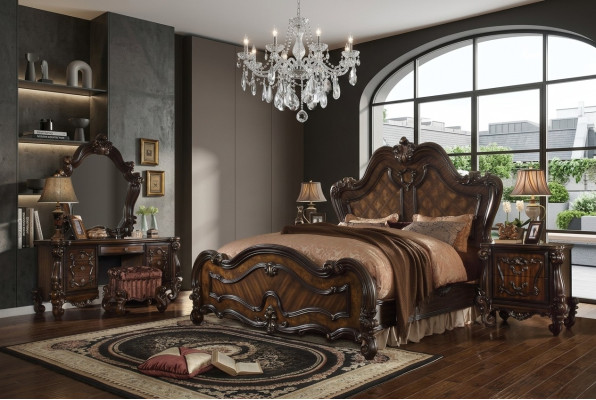 Chesterfield Doppelbett Bett Design Ehebett Luxus Betten Barock Antik Stil