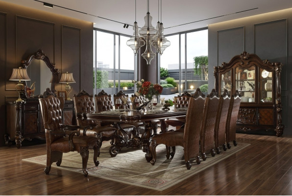 Esstisch Tisch Gruppe Esszimmer Wohnzimmer Holz Barock Rokoko Tische