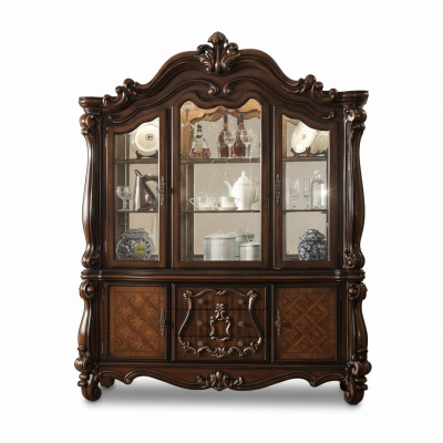 Vitrine Schrank Vitrinen Schränke Wohnzimmer Schau Design Rokoko Barock