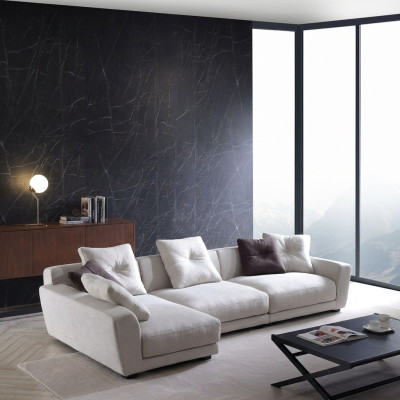 Design Ecksofa L form Couch Polster Textil Sofas Luxus Wohnzimmer