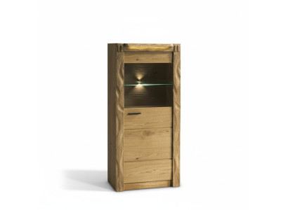 Wand Schrank Schränke Vitrine Glas Design Hoch Holz Vitrinen Wohn Zimmer Möbel