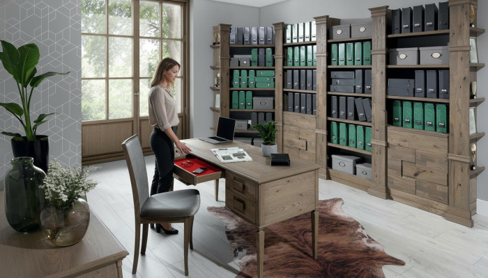Schreibtisch Computertisch Büro Tische Office Wohnzimmer Kollektion Tisch Neu