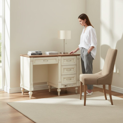 Schreibtisch Computertisch Büro Tische Office Wohnzimmer Kollektion Tisch Neu
