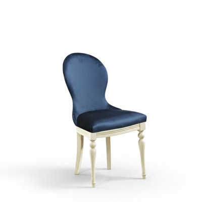 Stuhl 1x Luxus Design Polster Designer Stühle Sitz Büro Esszimmer Holz Sessel