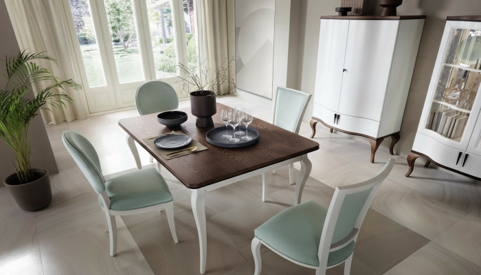 Luxus Designer Esstisch Holz Tisch Ausziehbar 140/330cm Wohn Esszimmer Möbel Neu