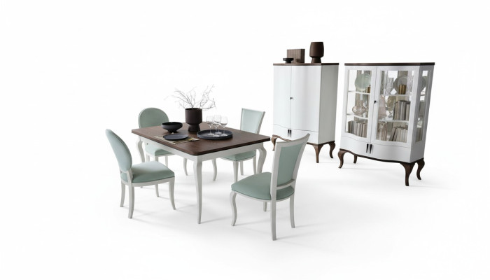 Luxus Designer Esstisch Holz Tisch Ausziehbar 140/330cm Wohn Esszimmer Möbel Neu