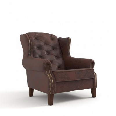 Design Sessel Leder Luxus Fernseh Couch Relax 1 Sitzer Sofa Lounge Club