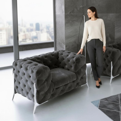 Lounge Luxus Fernseh Club Polster Sitzer Sessel Design Deko Couch Sofa
