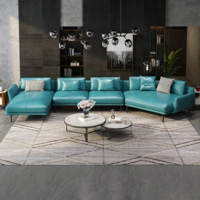 Sofa U-Form Ledeh Wohnlandschaft Garnitur Design Moderrsofa Coucn Sofas Turkis
