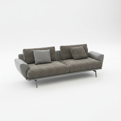 Zweisitzer Design Sofa 2 Sitzer Sitz Couch Polster Garnitur Couchen Stoff Sofas