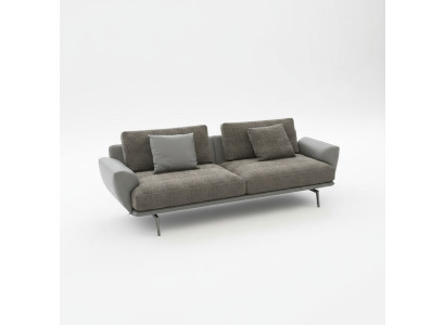Zweisitzer Design Sofa 2 Sitzer Sitz Couch Polster Garnitur Couchen Stoff Sofas