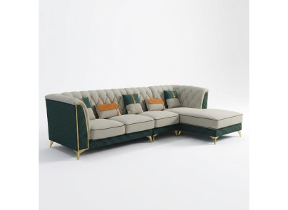 Design Ecksofa LForm Ledersofa Couch Wohnlandschaft Garnitur Design Modern Sofas