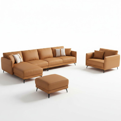 Wohnlandschaft Garnitur Design Modern Sofas Moderne Ecksofa Ledersofa Couch Neu