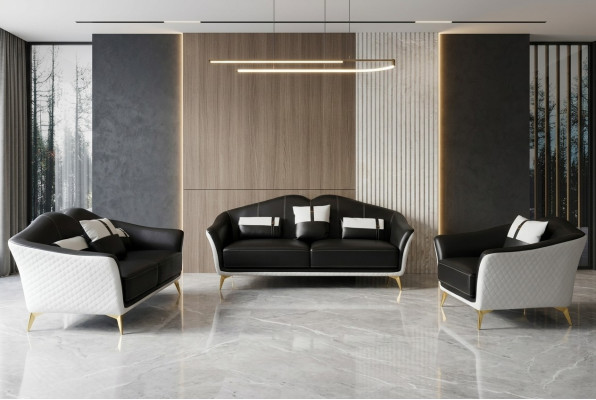 Design Dreisitzer Möbel 3 Sitzer Sofa Couch Polster Club Couchen Sofas Lounge