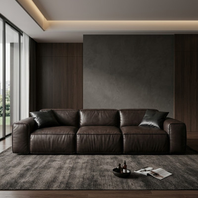 Sofagarnitur 3+2+1 Sitzer Wohnlandschaft Sofa Couch Sofas Polster Garnitur Leder