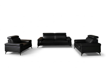 Sofagarnitur 3+1+1 Sitzer Wohnlandschaft Sofa Couch Polster Garnitur Sofas Leder