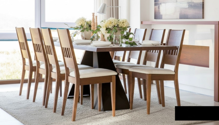 Esstisch Holz Stühle 7tlgLehnstuhl Gruppe Esszimmer Garnitur Stuhl Set Tisch Neu