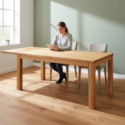Tisch Esstisch Massive Möbel Esszimmer 160x90cm Echtes Holz Vollholz Neu Tische