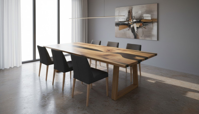 Besprechungstisch Esstisch Handgefertigter Designer-Tisch Zeitgenössischer