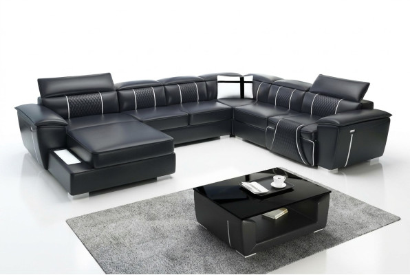 Design Couch Ecksofa Eckgarnitur Sofa Sofas Couchen Tisch 2tlg. Wohnlandschaft