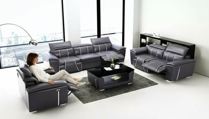 Sofagarnitur 321 Sitzer Set Design Sofa Couchen Polster Couch Modern Tisch Neu
