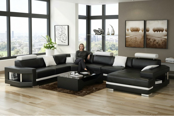 Eckgarnitur Ecksofa Polster Eckcouch Couch 2tlg Set Neu Moderne