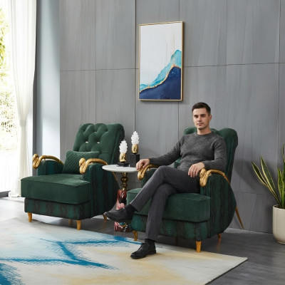 Sessel Design Schlagen Relax Club Lounge Einsitzer Polster Stoff Leder