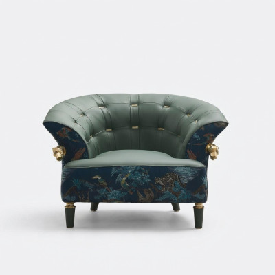 Textil Sofa Couch Polster Einsitzer Designer Stil Möbel Moderne Wohnzimmer