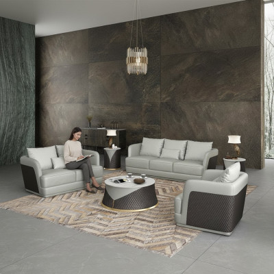 Polster Exklusive Designer Möbel 32 Sitzer Couch Garnitur 2tlg. Wohnlandschaft