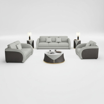 Exklusive Designer Möbel 32 Sitzer Couch Polster Garnitur 2tlg. Wohnlandschaft
