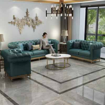 Ledersofa Sofa Chesterfield Sofas Couchen Polstergarnitur Ledercouch Wohnnzimmer