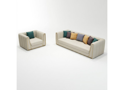 Edelstahl Exklusive Design Möbel 31 Sitzer Hocker Couch Polster Garnitur