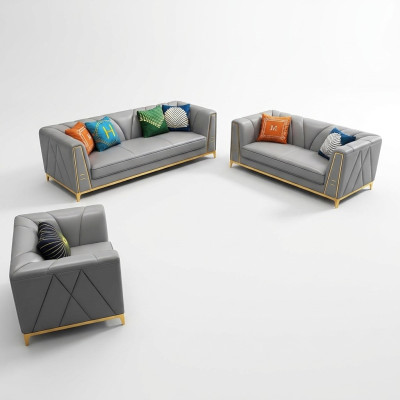 Sofagarnitur Polster Sitz Garnituren 2tlg. Set 3+2 Sitzer Neu Couch Ledersofa