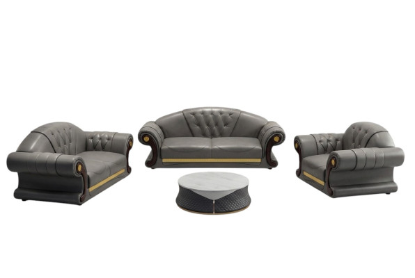 Chesterfield Sofagarnitur Polster Couch sitz Garnituren 2tlg. Set 3+2 Sitzer Neu