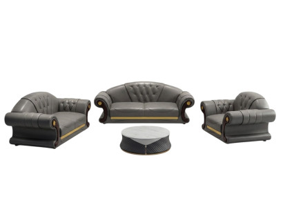 Chesterfield Sofagarnitur Polster Couch sitz Garnituren 2tlg. Set 3+2 Sitzer Neu