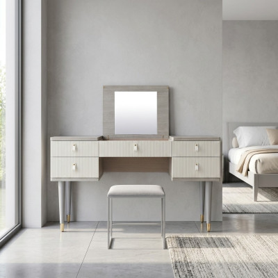 Luxus Schminktisch Design Tische Kosmetik Frisier Spiegel Konsole