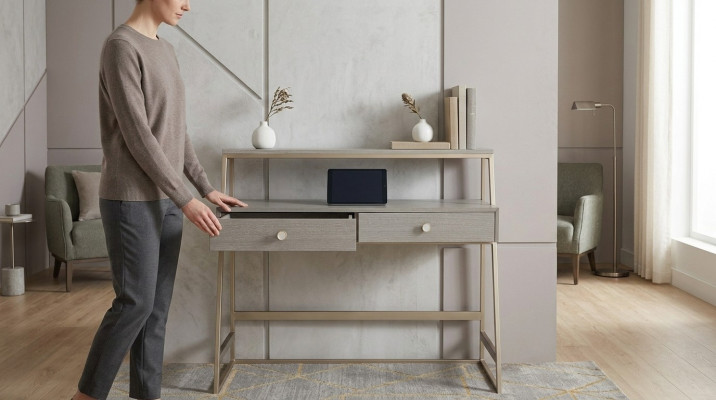 Designer Konsolen Kosmetik Tisch Schminktisch Kommode Frisier Tische