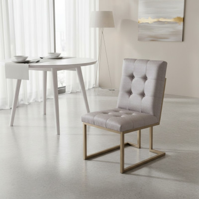 Stuhl Sessel Polster moderner Stuhl Designerstuhl Esszimmer Swing