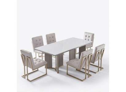 Esszimmer Tisch Designer Luxus Möbel Holz Tische 180x90cm Wohnzimmer