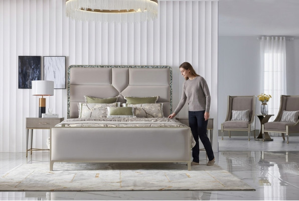 Schlafzimmer Luxus Bett Design Bett Betten 180x200cm Dubai Doppel