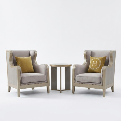Sessel Set Polster Einsitzer 2x Lounge club design stühle luxus möbel hotel