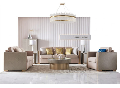 Design Einrichtung Möbel Sofagarnitur 3+2 Sitzer Couch Polster Set